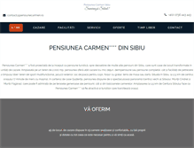 Tablet Screenshot of pensiunecarmen.ro